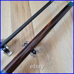 11.8mm ULTRA LOW DEFLECTION! Carbon Fiber Shaft McDermott M53E Cocobolo Pool Cue