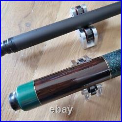 11.8mm ULTRA LOW DEFLECTION! Carbon Fiber Shaft McDermott M53E Cocobolo Pool Cue