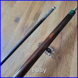 11.8mm ULTRA LOW DEFLECTION! Carbon Fiber Shaft McDermott M53E Cocobolo Pool Cue