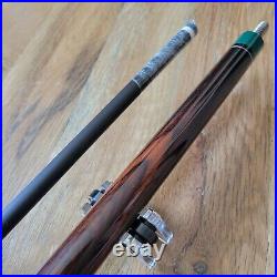 11.8mm ULTRA LOW DEFLECTION! Carbon Fiber Shaft McDermott M53E Cocobolo Pool Cue