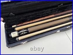 1980's McDermott Pool Cues, Pair Of Two With Case