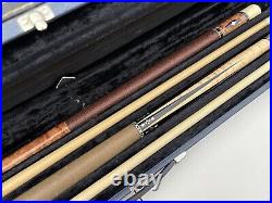 1980's McDermott Pool Cues, Pair Of Two With Case