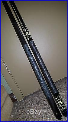 2 MCDERMOTT Pool cues 19oz & 21oz With Scorpion case 2 & 4 shafts NO RESERVE