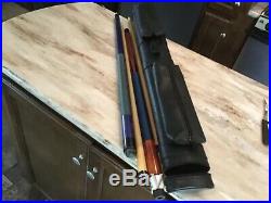 2 Pool Cues, Rare McDermott and Spaulding With Hard Carrying Case