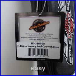 2003 Harley Davidson 100th Anniversary Pool Cue Stick With Case MINT Never Used 2003 Harley Davidson 100th Anniversary Pool Cue Stick With Case MINT Never Used