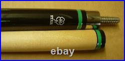 21 oz McDermott STAR S73B BILLIARD CUE GREEN (the color of MONEY) COLORED RINGS