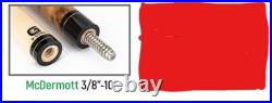 29 3/8-10, 12.25mm McDermott G-Core Pool Cue Shaft, Pro Taper (. 85 Joint) 29 3/8-10, 12.25mm McDermott G-Core Pool Cue Shaft, Pro Taper (. 85 Joint)
