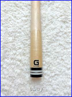 29 McDermott G-Core Pool Cue Shaft, 12.5mm, Black/White/Silver Rings, 3/8-10