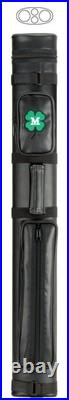 2x2 McDermott Billiard Pool Cue Stick Holder 2B/2S Clover Logo oval Hard Case