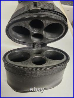 2x2 McDermott Billiard Pool Cue Stick Holder 2B/2S Clover Logo oval Hard Case