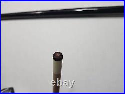 Beautiful Black Mccormick Pool Cue With Pink Case Lucky Shamrock