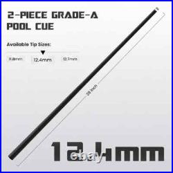 Big Cat Carbon Pool Cue Shafts 30 with 11.8 and 12.4 Tips Big Cat Carbon Pool Cue Shafts 30 with 11.8 and 12.4 Tips