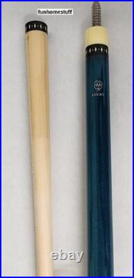 Blue L7 Lucky Maple Mcdermott Cues Billiard Game 2-piece Pool Cue Stick