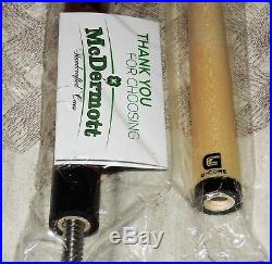 Brand New Snap-On McDermott SNAP17 G-Core 2 Piece Pool Cue Sealed In Plastic