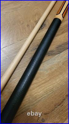 Brazilian Tulipwood Leather Wrap McDermott EF-4 Billiard Cue Pool Stick Vintage Brazilian Tulipwood Leather Wrap McDermott EF-4 Billiard Cue Pool Stick Vintage