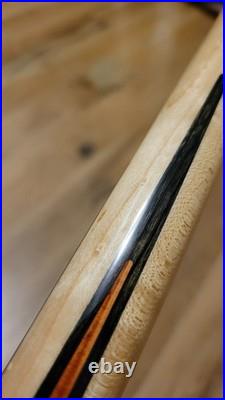 Brazilian Tulipwood Leather Wrap McDermott EF-4 Billiard Cue Pool Stick Vintage Brazilian Tulipwood Leather Wrap McDermott EF-4 Billiard Cue Pool Stick Vintage