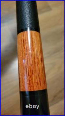 Brazilian Tulipwood Leather Wrap McDermott EF-4 Billiard Cue Pool Stick Vintage Brazilian Tulipwood Leather Wrap McDermott EF-4 Billiard Cue Pool Stick Vintage