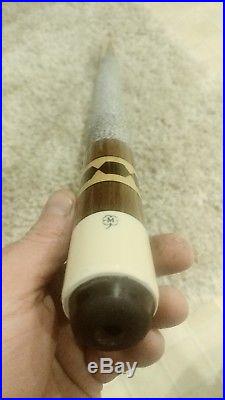 Broken D-11 McDermott pool cue with good clean shaft and butt cap