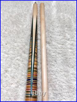CRAZY CROOKED INLAYS! McDermott CHOPS SP2 Pool Cue Recycled Skateboard Wood