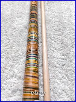 CRAZY CROOKED INLAYS! McDermott CHOPS SP2 Pool Cue Recycled Skateboard Wood
