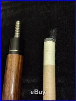 Collectible Retired McDermott Two-Piece M8F5 Billiard Pool Cue Stick with Case