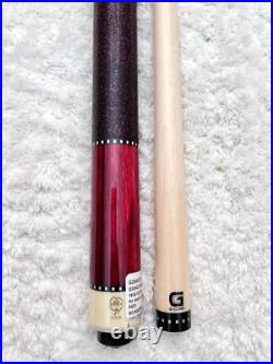 Custom McDermott G204 C2 Pool Cue with 12.5mm G-Core Shaft, FREE HARD CASE BLKRED