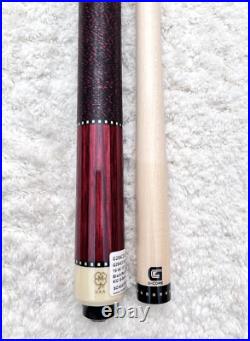 Custom McDermott G204 C2 Pool Cue with12.75mm G-Core Shaft, FREE HARD CASE BLKRED