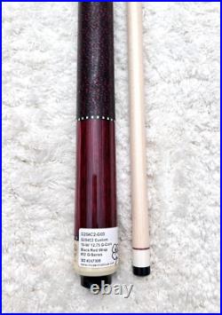 Custom McDermott G204 C2 Pool Cue with12.75mm G-Core Shaft, FREE HARD CASE BLKRED