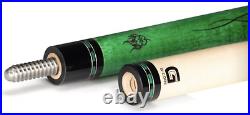 G338C2 McDermott Emerald Green 12.75mm Pool Cue of the Month March 2023