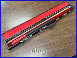 GENUINE! McDermott Jim Beam Pool Stick, Cue, and Case (MINT SHAPE) Red GENUINE! McDermott Jim Beam Pool Stick, Cue, and Case (MINT SHAPE) Red