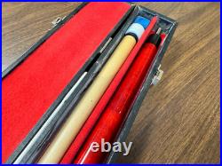 GENUINE! McDermott Jim Beam Pool Stick, Cue, and Case (MINT SHAPE) Red GENUINE! McDermott Jim Beam Pool Stick, Cue, and Case (MINT SHAPE) Red