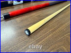 GENUINE! McDermott Jim Beam Pool Stick, Cue, and Case (MINT SHAPE) Red GENUINE! McDermott Jim Beam Pool Stick, Cue, and Case (MINT SHAPE) Red