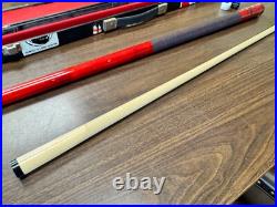 GENUINE! McDermott Jim Beam Pool Stick, Cue, and Case (MINT SHAPE) Red GENUINE! McDermott Jim Beam Pool Stick, Cue, and Case (MINT SHAPE) Red