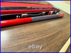 GENUINE! McDermott Jim Beam Pool Stick, Cue, and Case (MINT SHAPE) Red GENUINE! McDermott Jim Beam Pool Stick, Cue, and Case (MINT SHAPE) Red