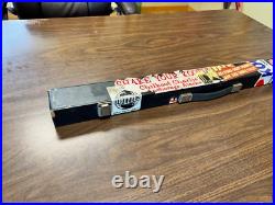 GENUINE! McDermott Jim Beam Pool Stick, Cue, and Case (MINT SHAPE) Red GENUINE! McDermott Jim Beam Pool Stick, Cue, and Case (MINT SHAPE) Red