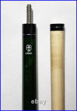 GREEN STAIN L3 LUCKY MCDERMOTT BILLIARD GAME POOL TABLE MAPLE CUE STICK 19 oz