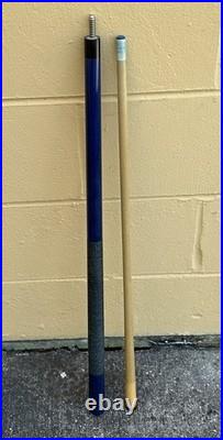 Genuine McDermott Blue Pool Cue String Wrapped Handle 58 Case Included
