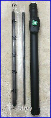 IN STOCK, GS-06 D McDermott Pool Cue with 12.5mm DEFY Carbon Shaft, FREE CASE, b/w