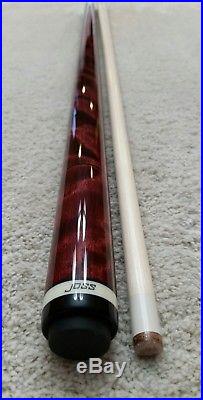 IN STOCK, Joss 10-02 Cherry Stained Wrapless Pool Cue, FREE McDermott HARD CASE