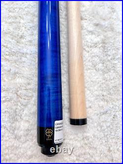 IN STOCK, McDermott CRMS02 Carom Cue with 12mm Maple Shaft, FREE HARD CASE (Blue)