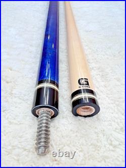 IN STOCK, McDermott G201 Pool Cue with 12.75mm G-Core Shaft, FREE HARD CASE (Blue)