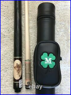 IN STOCK, McDermott G320 Pool Cue with G-Core Shaft, WOLF WildFire FREE HARD CASE