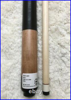 IN STOCK, McDermott G341 Pool Cue with G-Core Shaft, 4 Black Points FREE HARD CASE