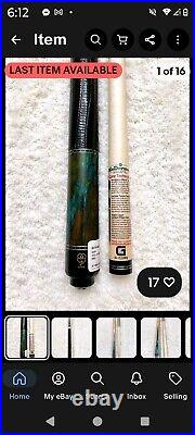 IN STOCK, McDermott G434 Pool Cue with G-Core Shaft, Leather Wrap, FREE HARD CASE