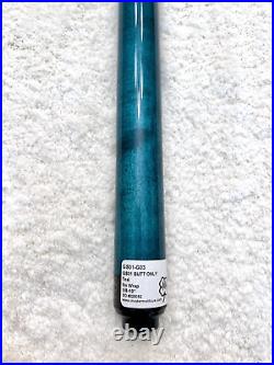 IN STOCK, McDermott GS01 Wrapless Pool Cue Butt, NO SHAFT (Teal Stain. 84)