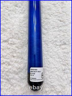 IN STOCK, McDermott GS02 Wrapless Pool Cue Butt, NO SHAFT (Blue Stain. 85)
