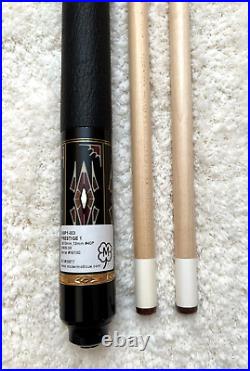 IN STOCK, McDermott M8P-1 Prestige Pool Cue with Two Traditional Shafts, 24k Gold