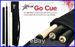 IN STOCK, McDermott Star SG1, 3 Piece Travel Pool Cue Standrd 58 FREE SOFT CASE