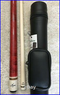 IN STOCK, Meucci ANW-1 Wrapless Pool Cue with The Pro Shaft, FREE HARD CASE, Red