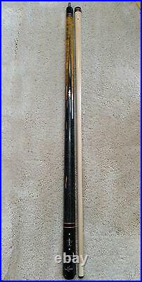 IN STOCK, Meucci B&M-4 A Pool Cue with Black Dot Shaft, FREE HARD CASE